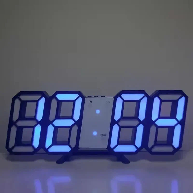 Reloj 3D LED Digital Ideal para hogar, cocina, oficina o decoración