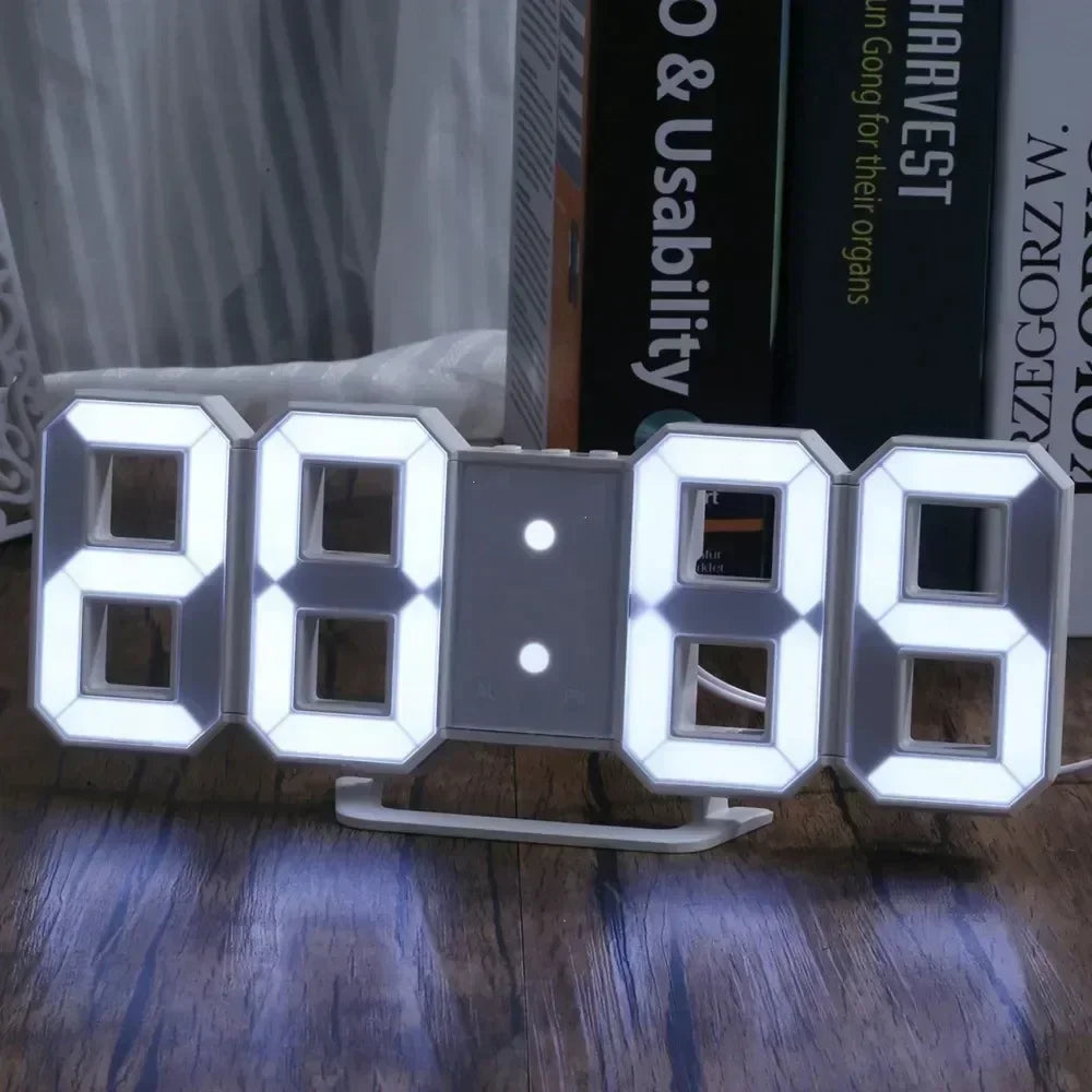 Reloj 3D LED Digital Ideal para hogar, cocina, oficina o decoración